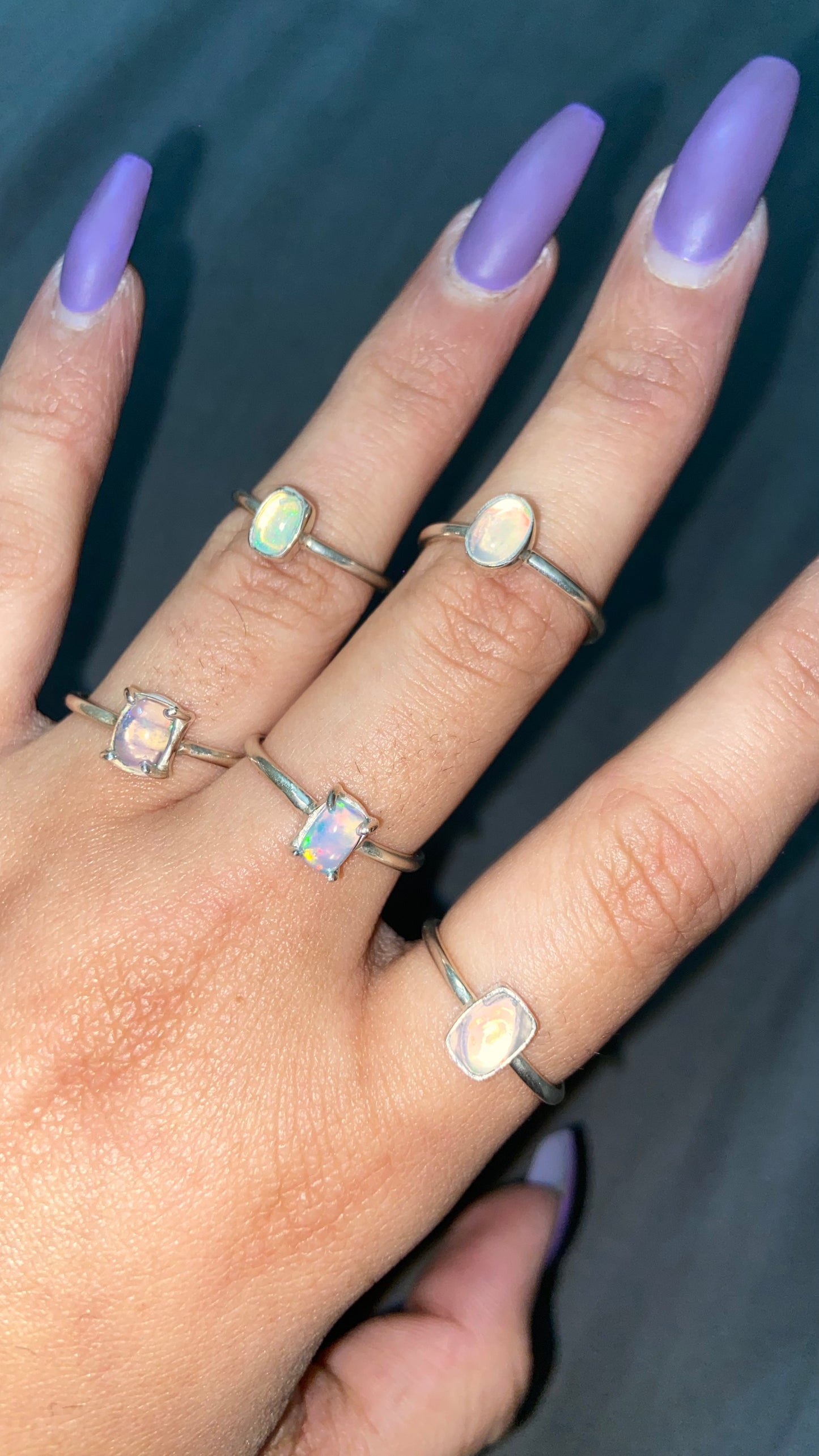 Opal Rings