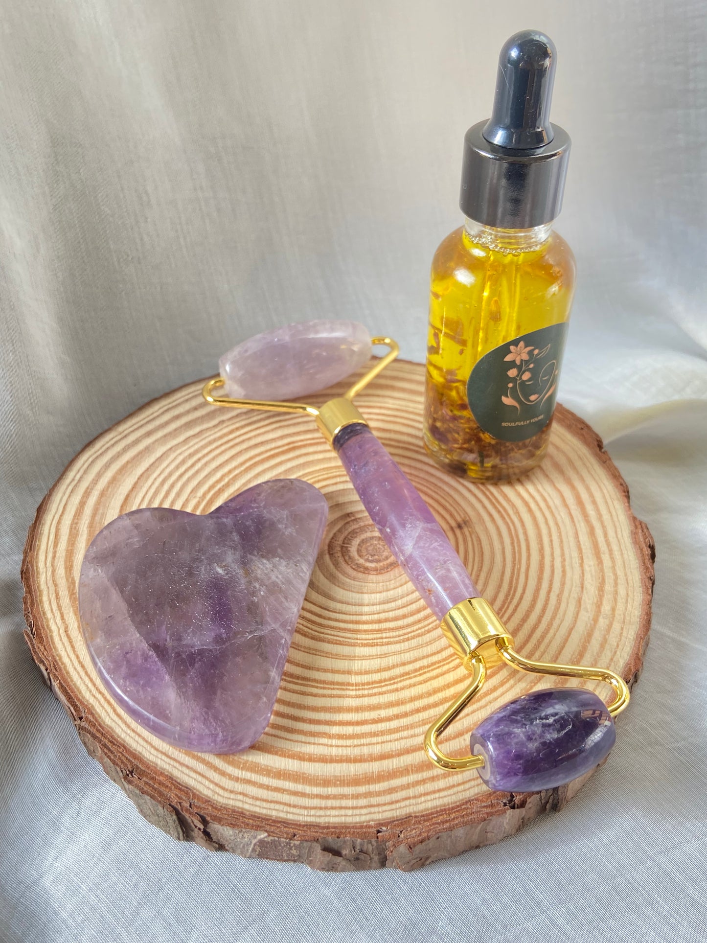 Gua sha & Face roller combo