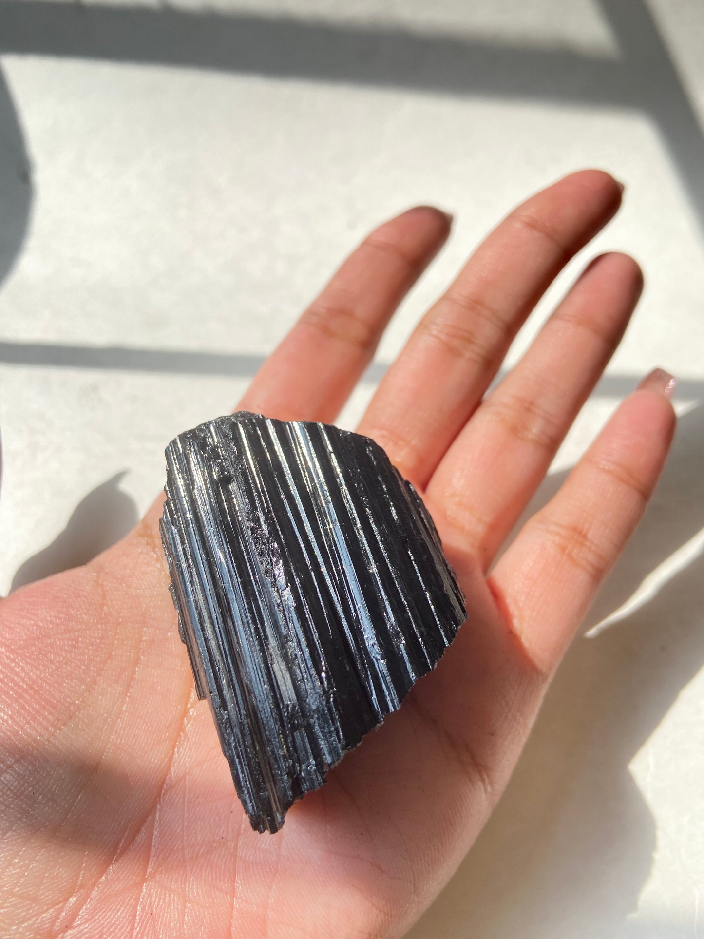 Black tourmaline raw Crystals