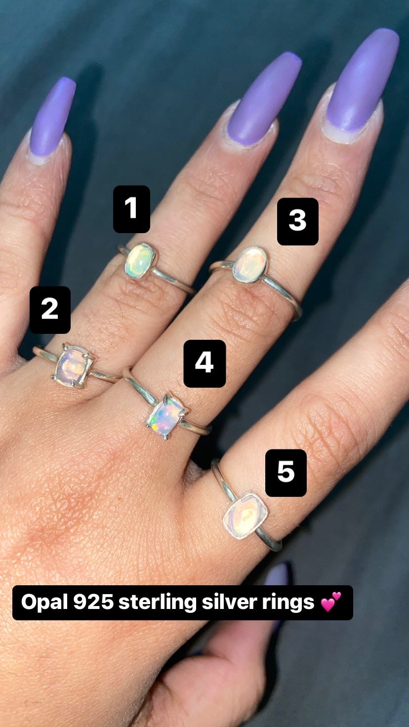 Opal Rings