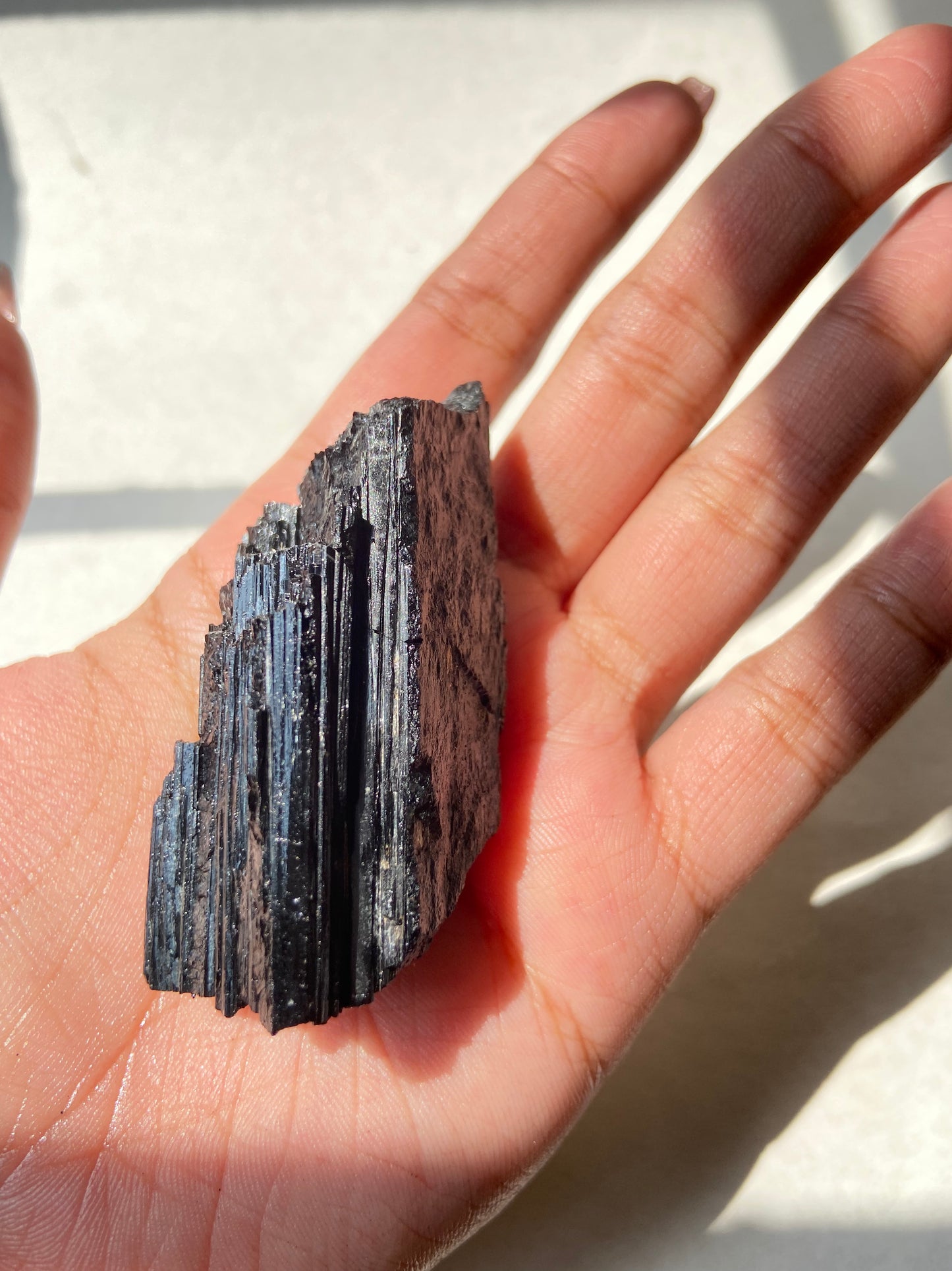 Black tourmaline raw Crystals