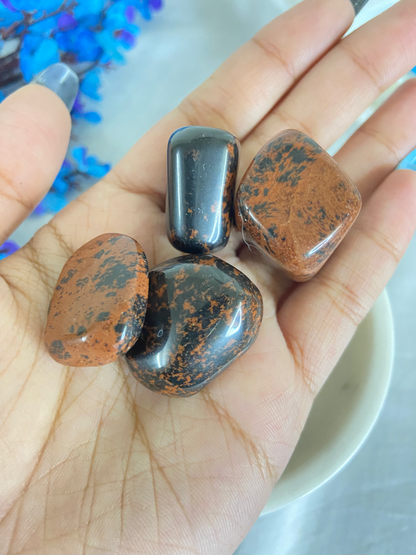 Mahogany Obsidian Tumbles